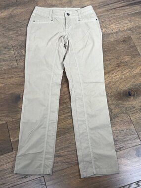 KUHL Women's Vintage Patinadye Pants Khaki Sz 4 EUC